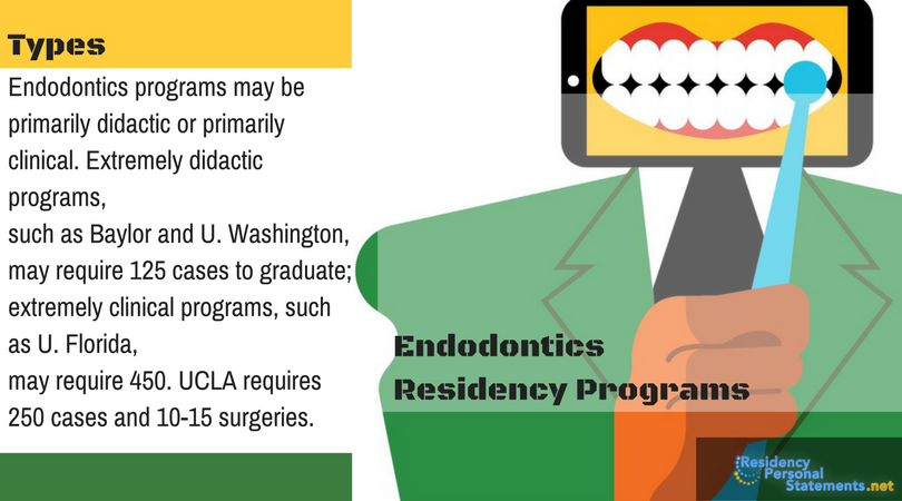 endodontics residency types