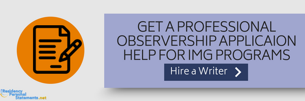 application help with img observership usa