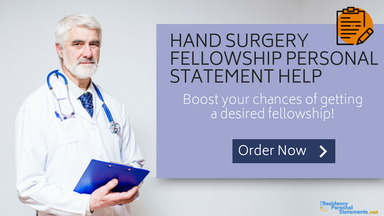 hand surgery fellowship personal statement