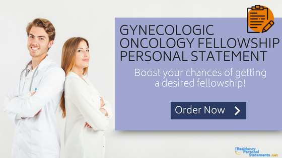 gynecologic oncology fellowship personal statement