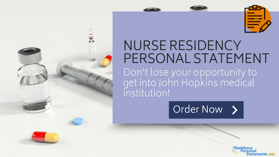 personal statement for johns hopkins nurse residency