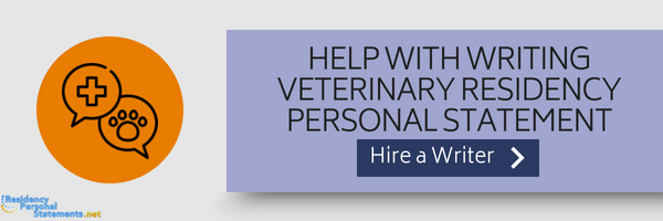 successful veterinary medicine personal statements