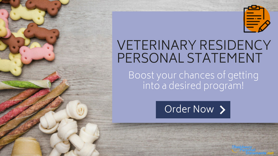 veterinary residency personal statement writing service