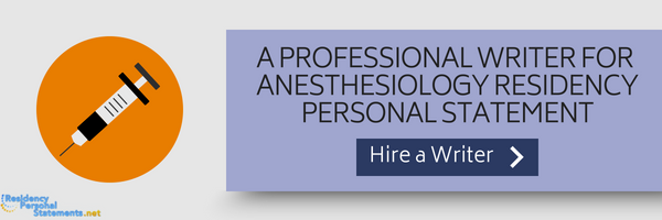 best anesthesiology residency programs application help