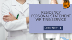 example personal statement residency