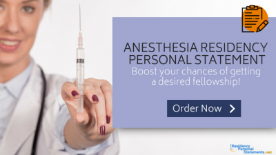 personal statement examples residency anesthesia