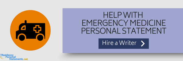 personal statement for emergency medicine