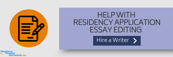 help with residency admission essay editing