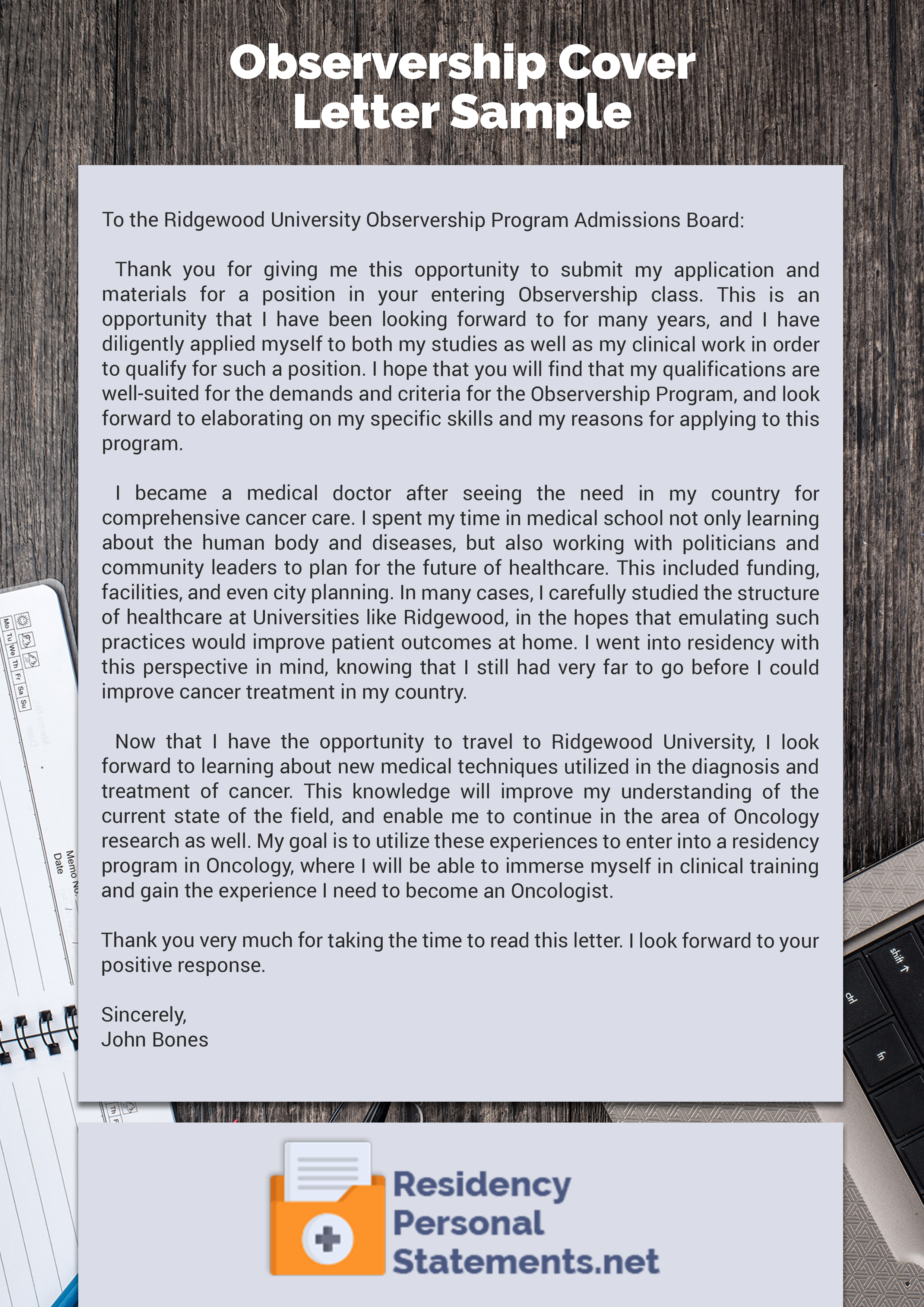 Observership Cover Sample Letter Letter| | Help Writing | LoR