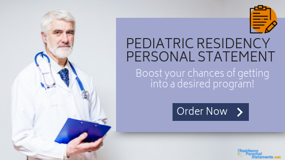 pediatrics residency personal statement service