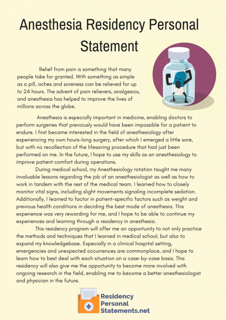 Anesthesiologist Personal Statement Writing: Techniques Can Improve Your Statement