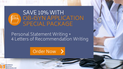 OB GYN Letter of Recommendation | OBGYN Personal Statement