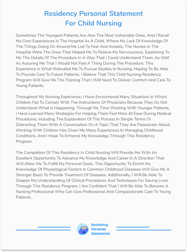 Best Residency Personal Statement Examples To Inspire You