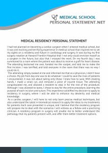 medical school personal statement sample