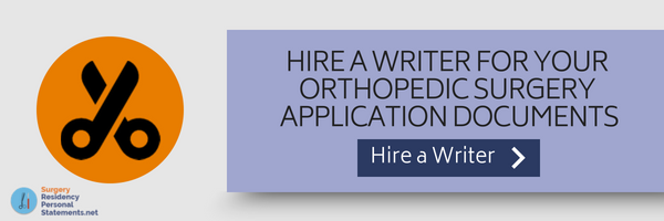 best orthopedic surgery residency programs application help