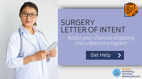 surgery letter of intent writing service