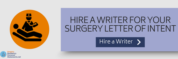 surgery residency letter of intent writing service
